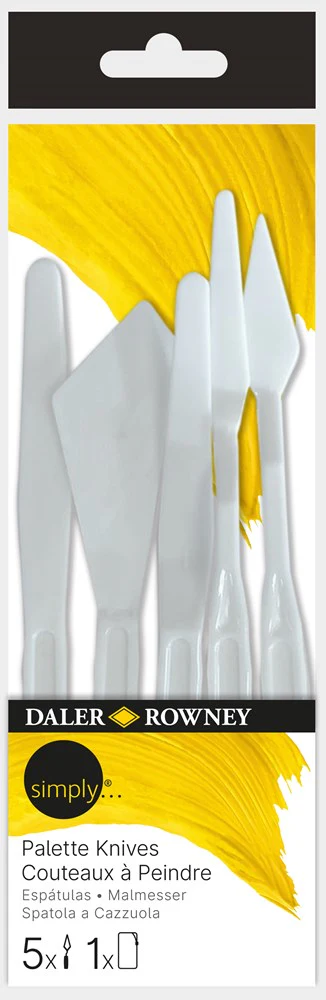 Simply Plastic Palette Knives Set
