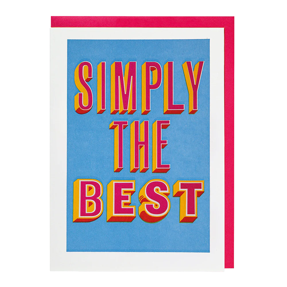 Simply The Best Card
