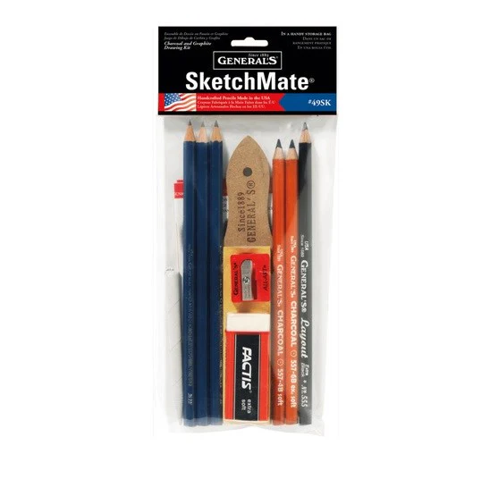 Sketchmate Charcoal and Graphite Drawing Kit