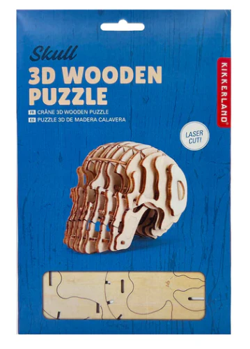 Skull 3D Wooden Puzzle