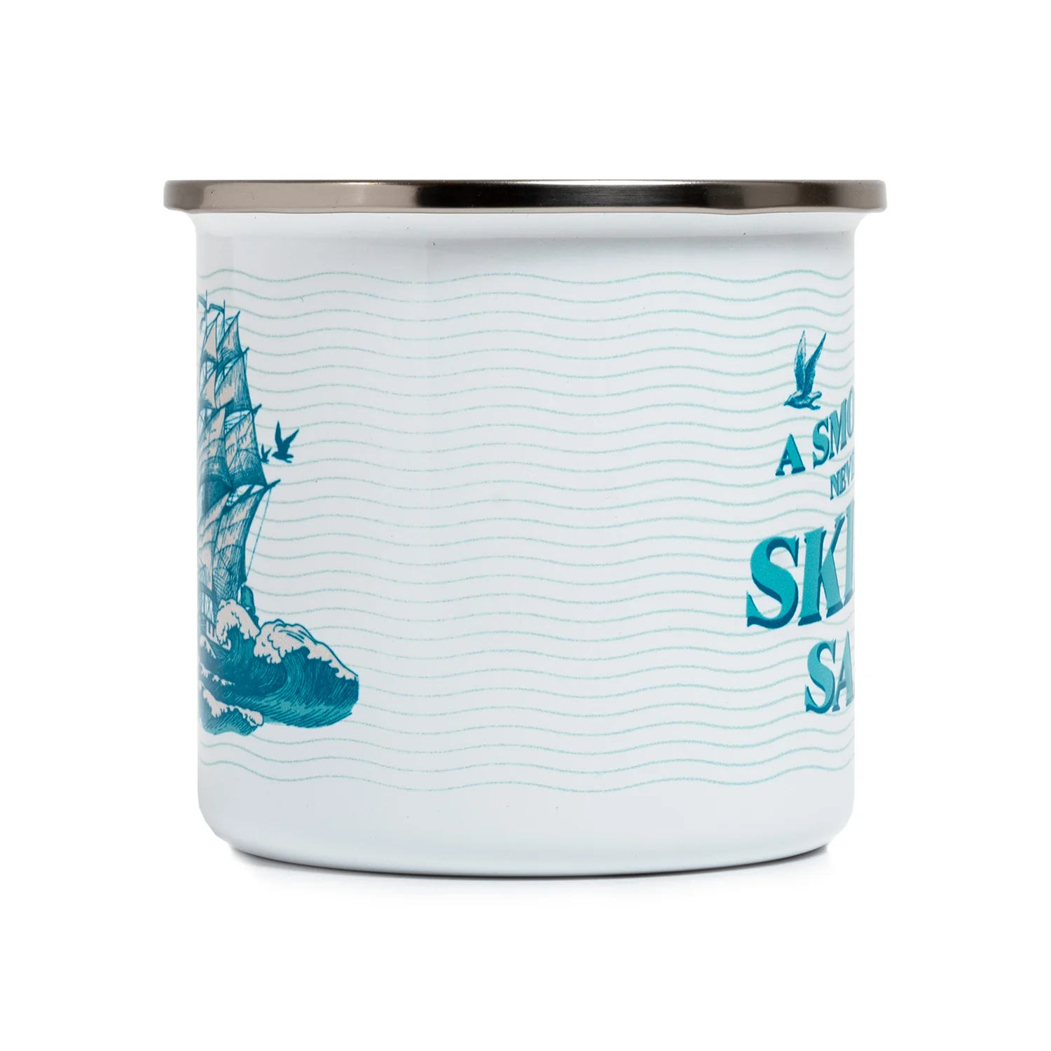 Smooth Sea Enamel Mug 12oz - Image 3