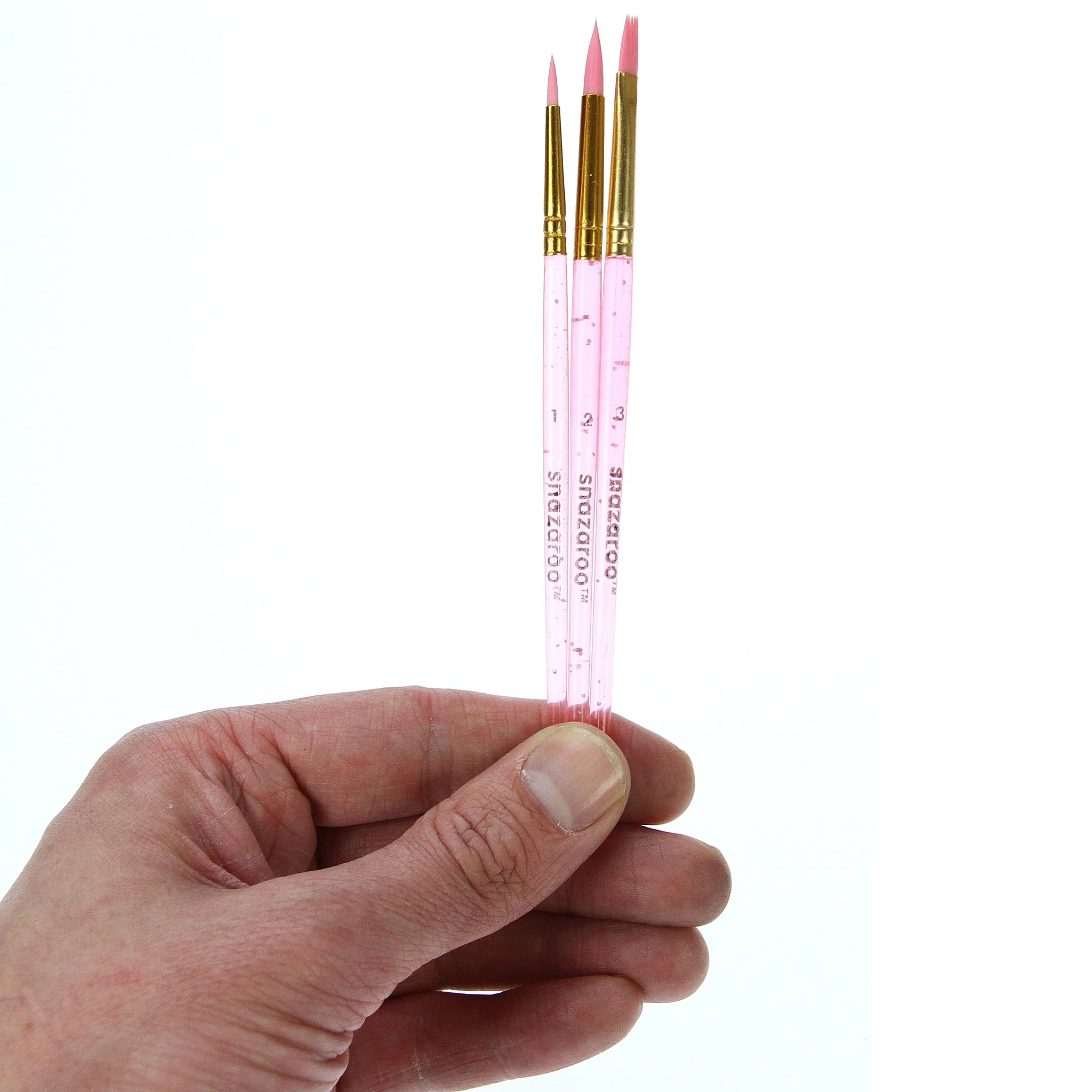 Snazaroo Brush Set Pk3 Pink - Image 3