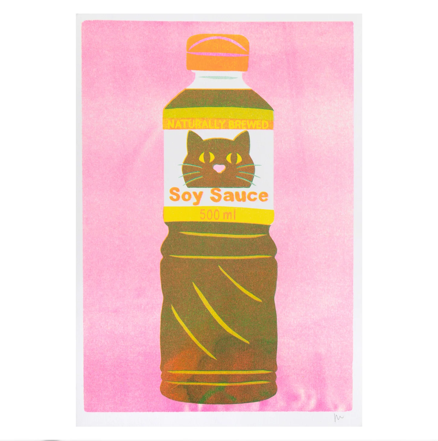 Soy Sauce Riso Print