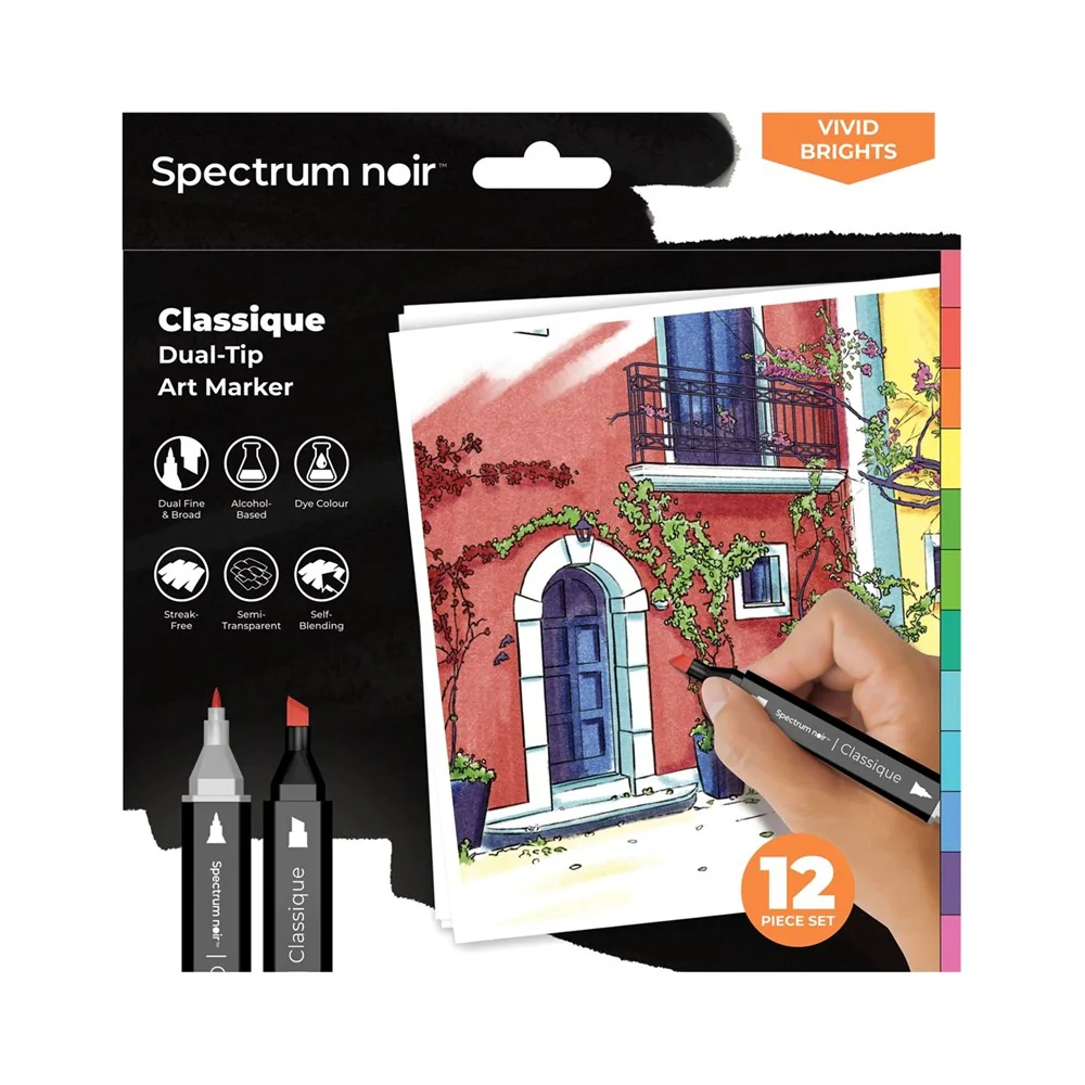 Spectrum Noir Classique 12 Vivid Brights