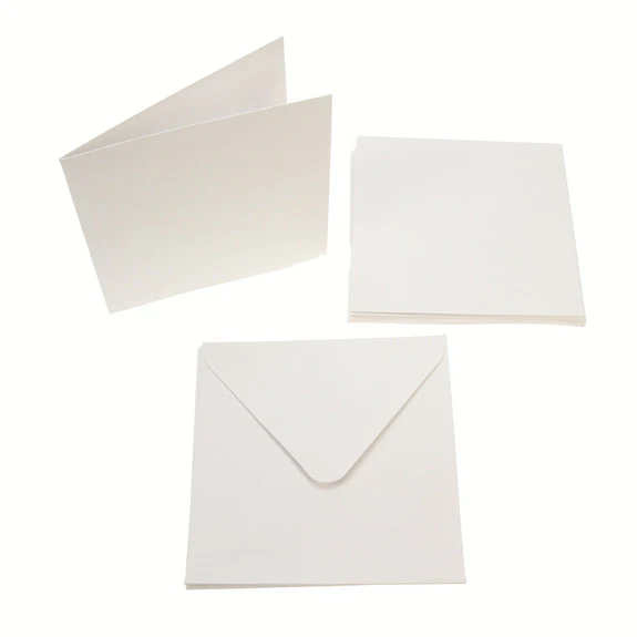 Square Card Blanks & Envelopes 10pk 300gsm - Image 4