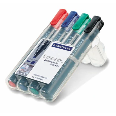 Staedtler Marker Chisel 4 Pk