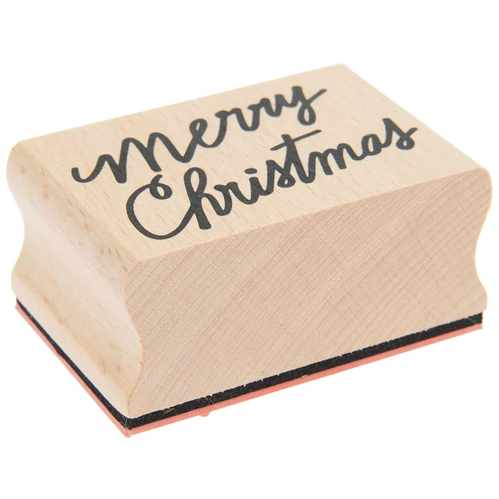 Paper Poetry Stamp Merry Christmas