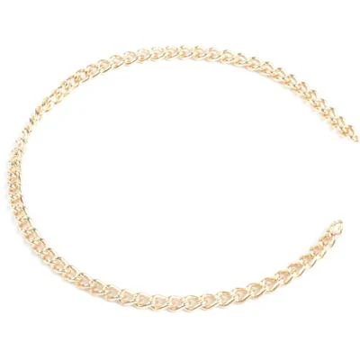 Steel Chain Gilt Approx 3mm Link Metre pack