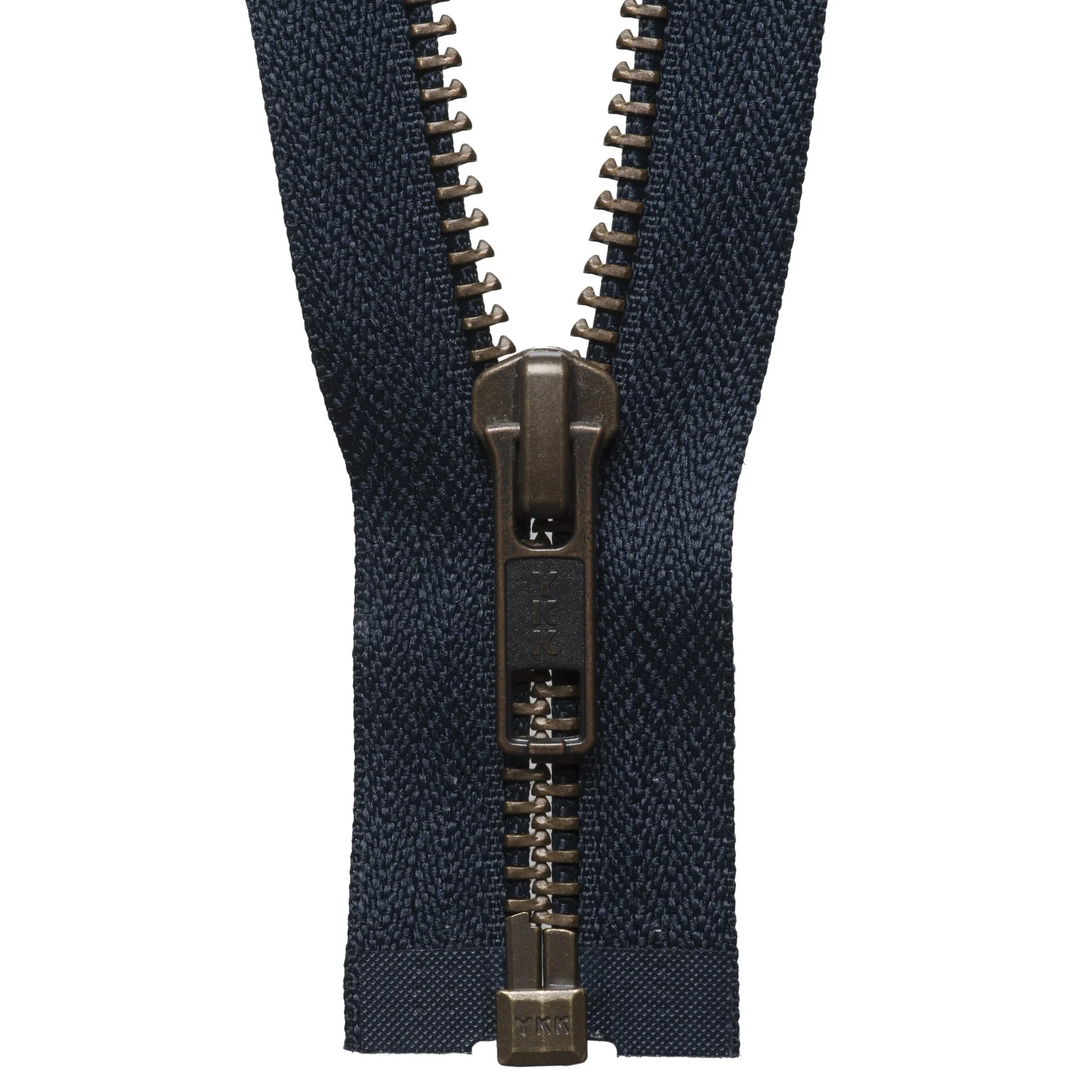 Strong Metal Tooth Open End Zip - 71cm - Dark Navy