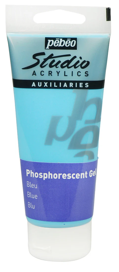 Studio Acrylics - Phosphorescent Gel 100ml - Image 3