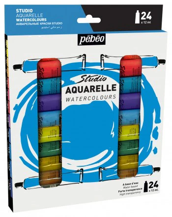 Studio Aquarelle Watercolour Set 24x12ML