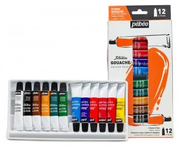 Studio Gouache Set 12x12ML - Image 2