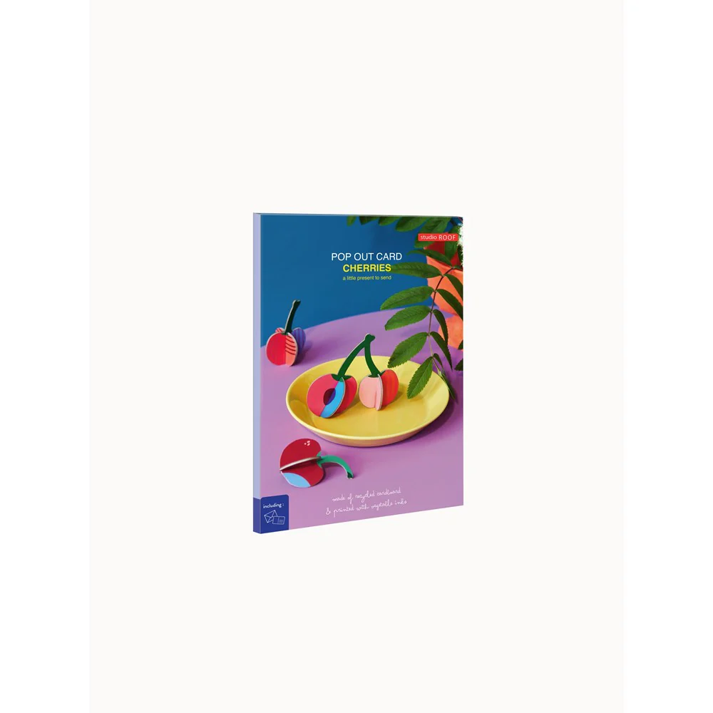 Studio Roof 3D Pop Out Card Cherries