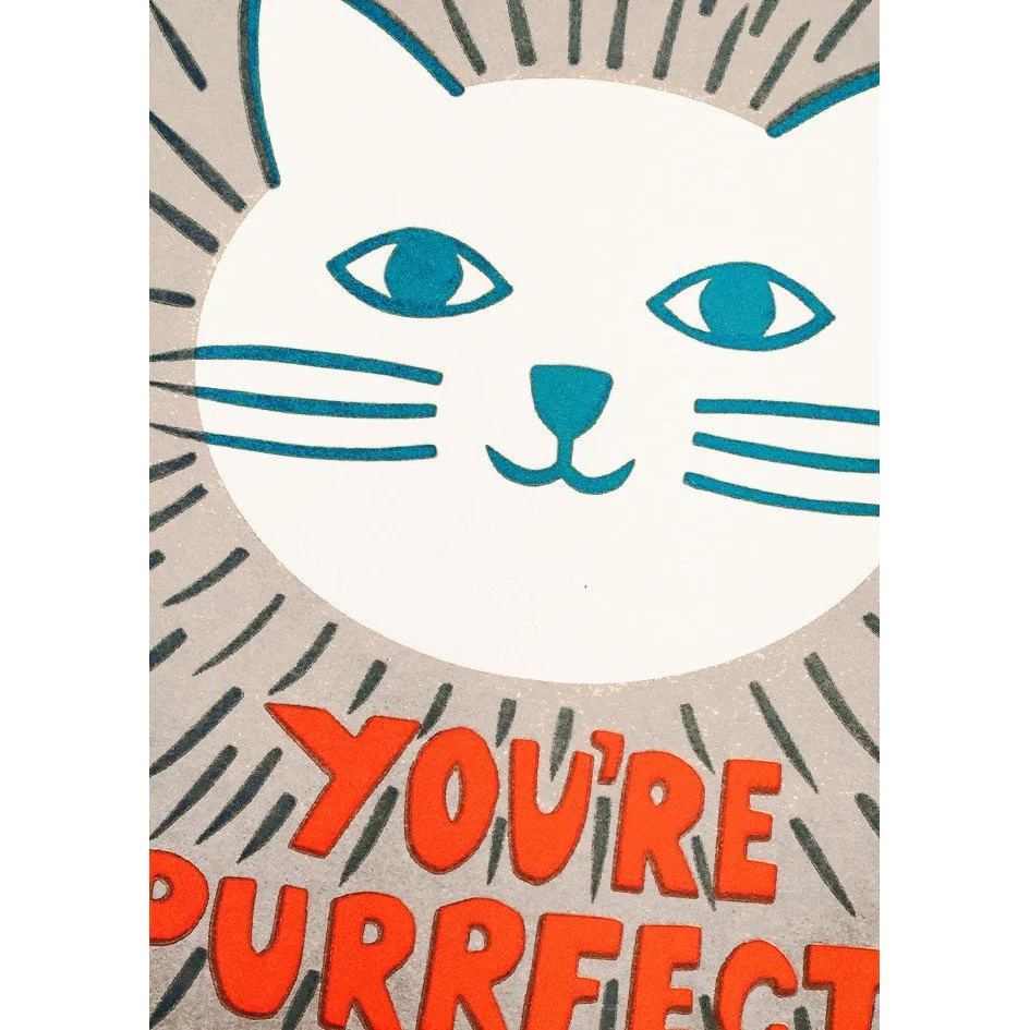 Sukie Letterpress Collection Youre Purrfect - Image 2