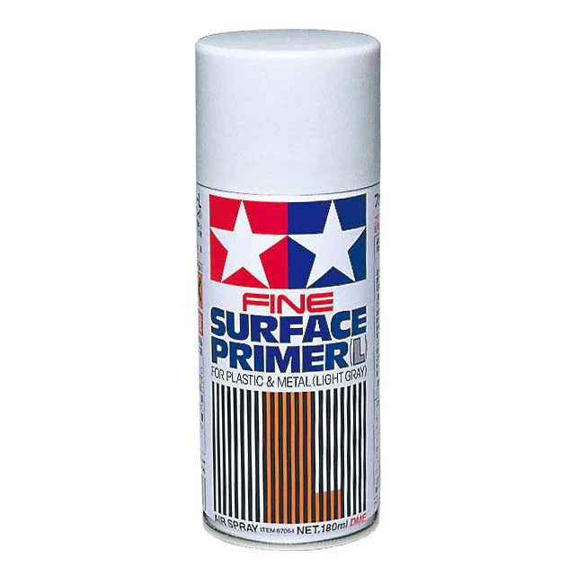 Tamiya Fine Surface Primer L For Plastic & Metal 180ml - Image 2