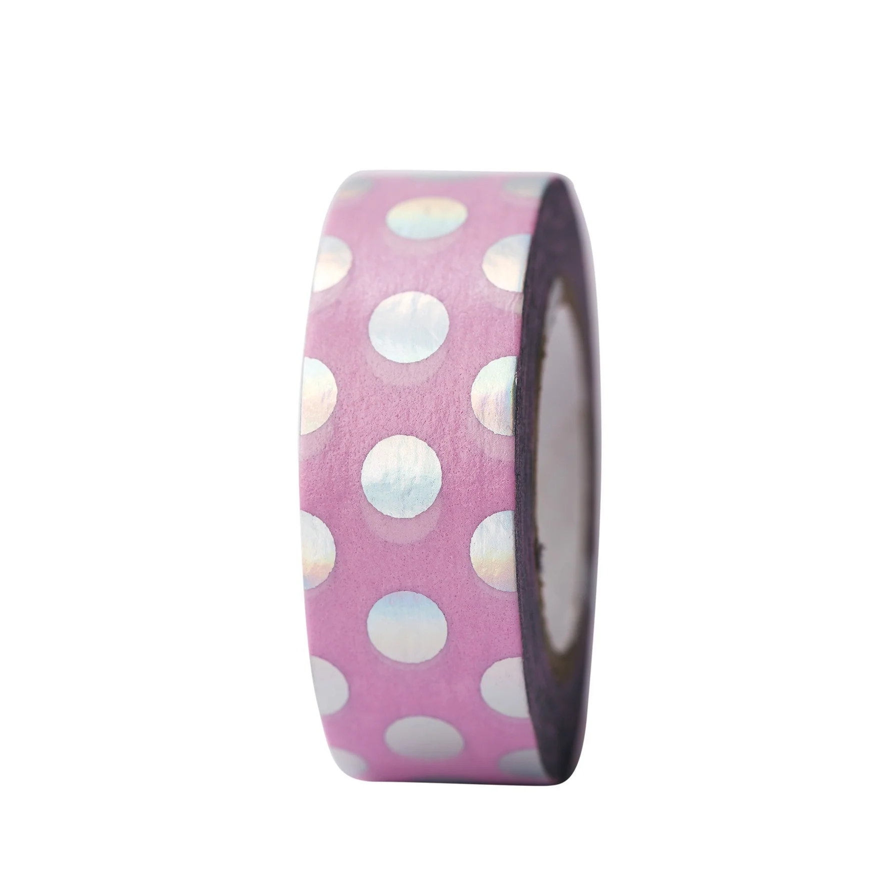 Paper Poetry Tape Dots Iridescent /Pink