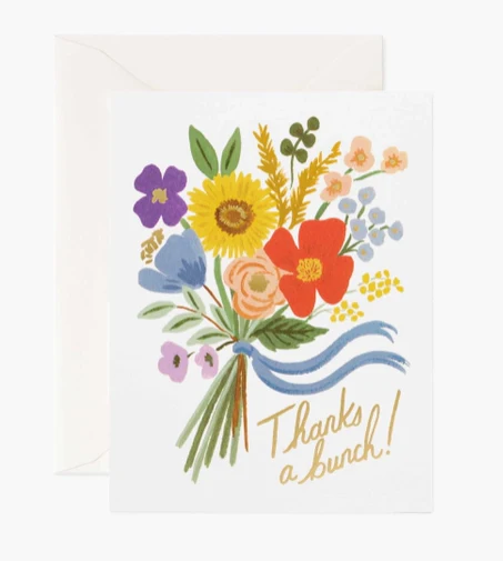 Thanks a Bunch Greeting Card