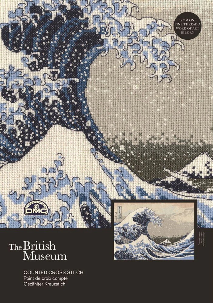 The Great Wave Cross Stitch Kit