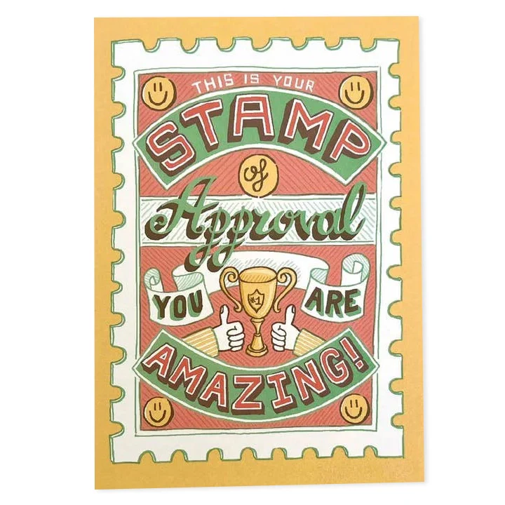 This Is Your Stamp of Approval Card