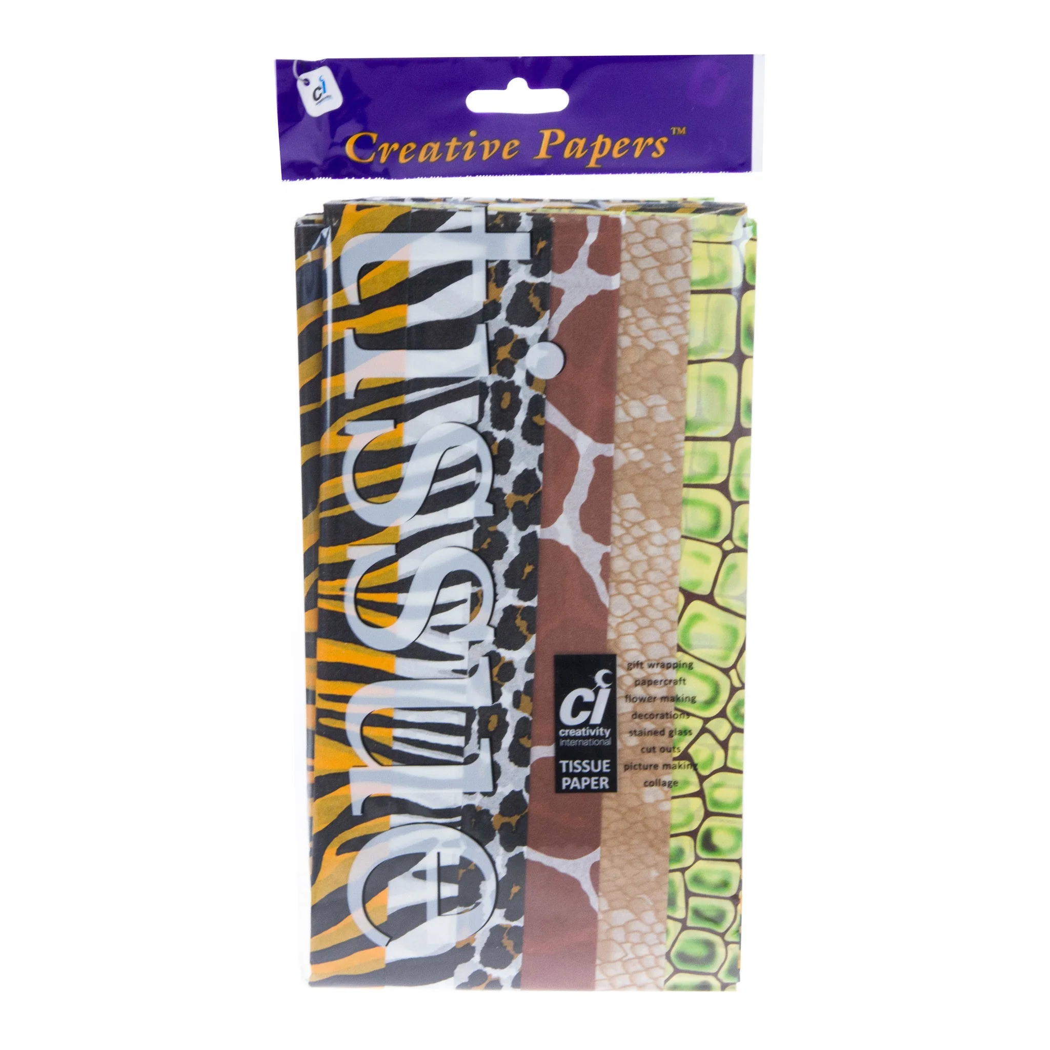 Tissue Paper Folded Pack Safari