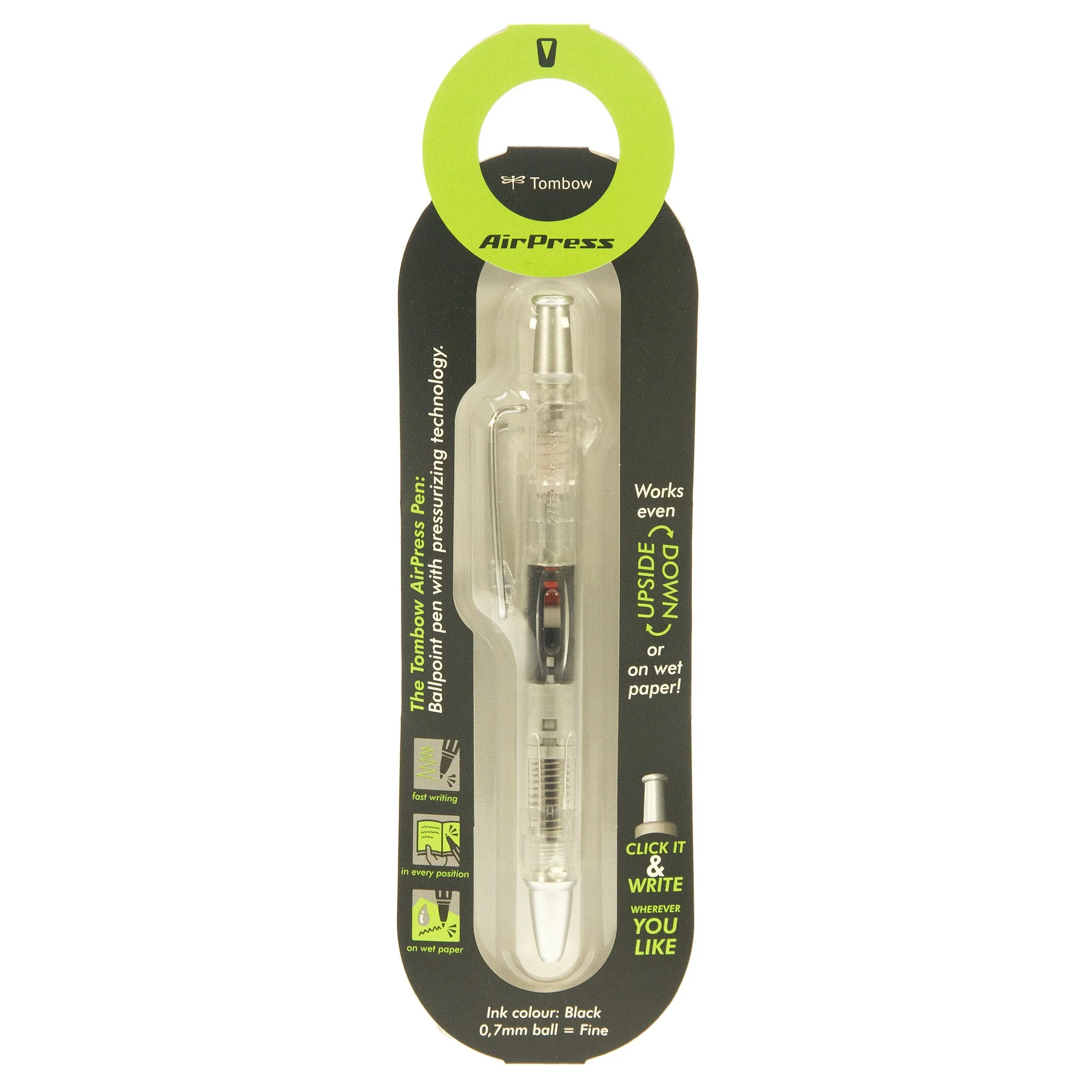 Tombow: Airpress Ballpoint Pen Classic - Transparent