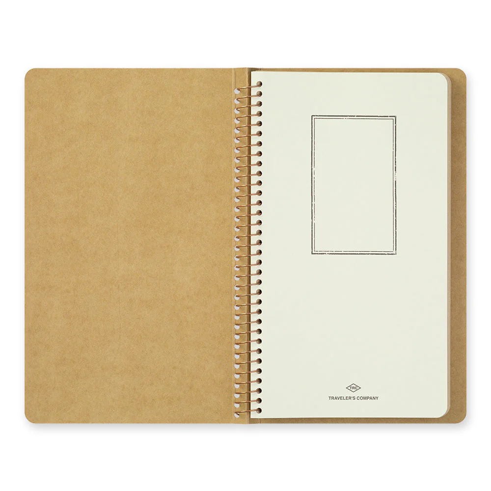 Midori: Traveler's Spiral Ring Notebook: A5 DW Kraft - Image 2