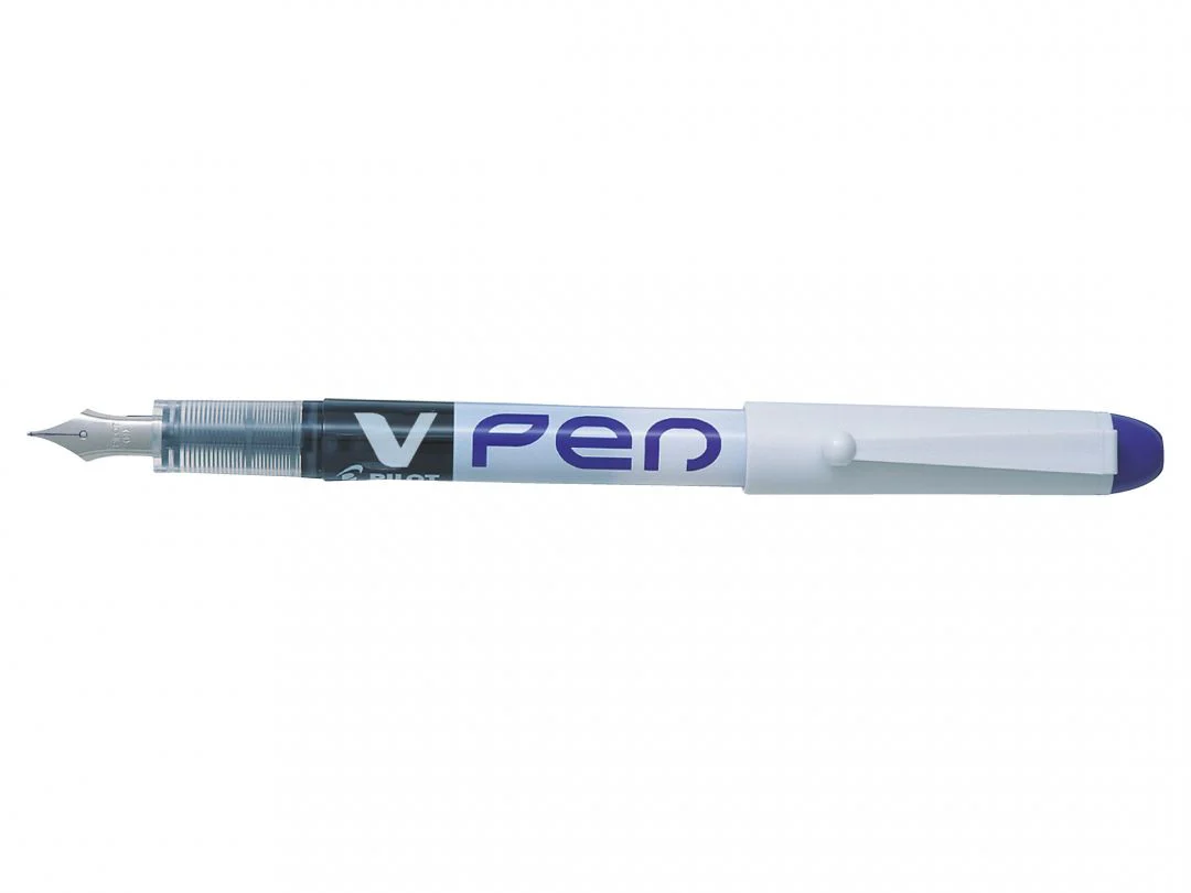 V Pen Fountain Pen White Barrel