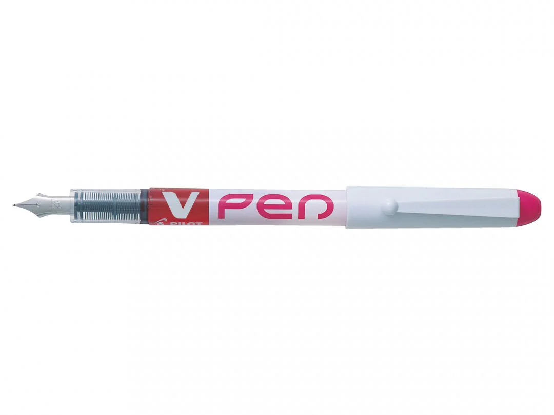 V Pen Fountain Pen White Barrel - Image 2