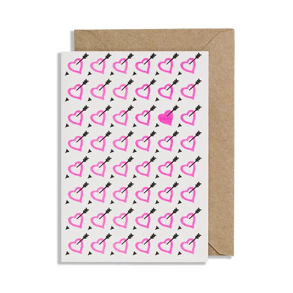 Valentines Card - Hearts