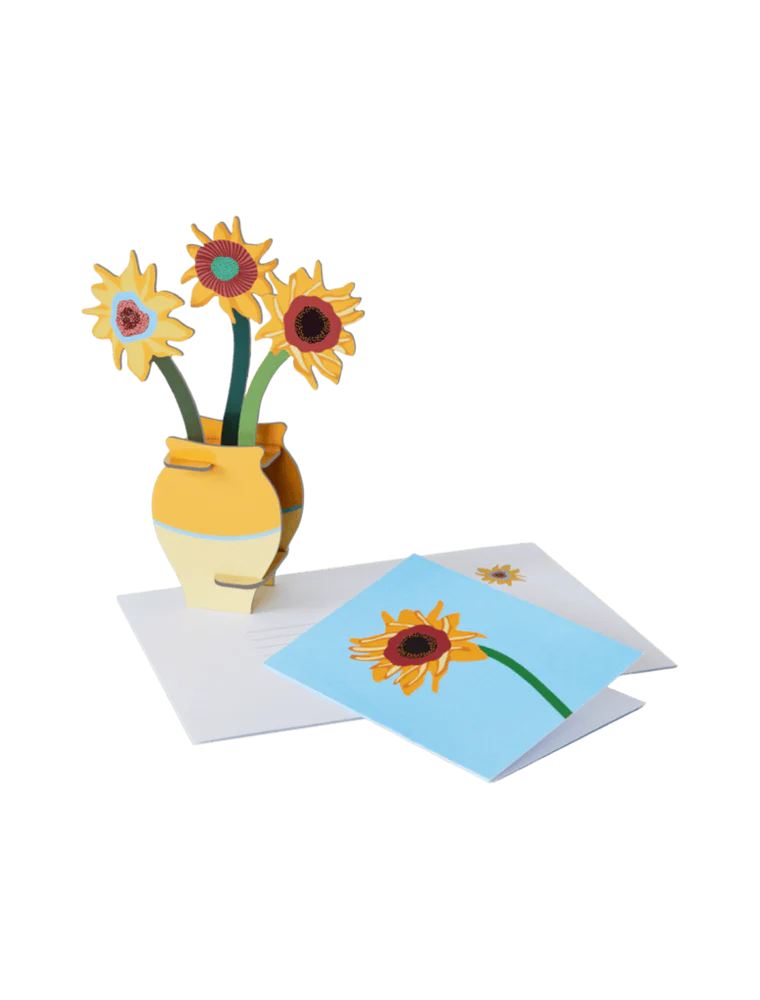Studio Roof: Pop Out Card Van Gogh Flowers