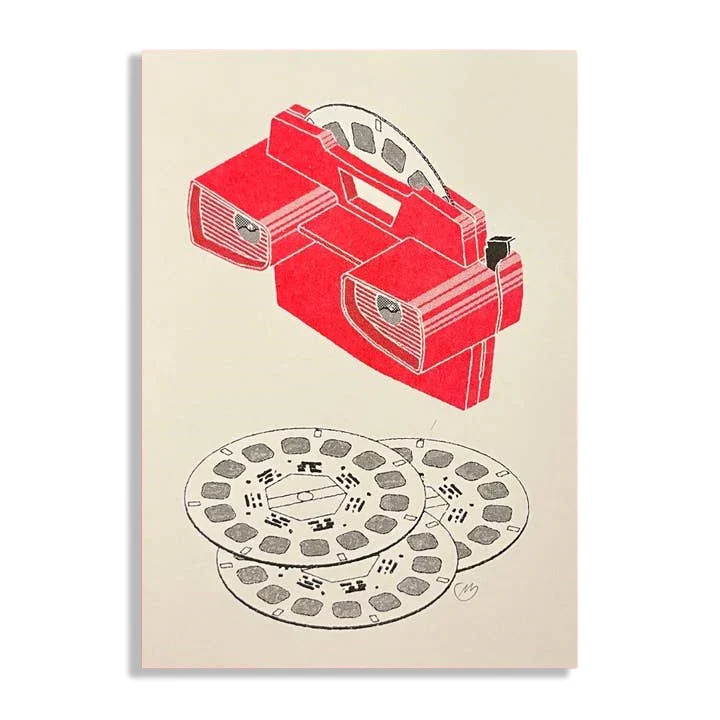 View-Master β A5 Risograph Print