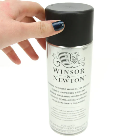 W&N High Gloss Varnish 400ml All Purpose Spray - Image 2