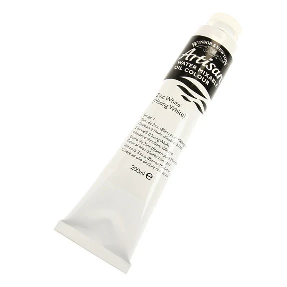 W&N Artisan Water Mix Oil Colour Zinc White 200ml