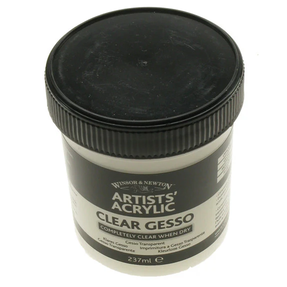 W&N Clear Gesso 225ml Pro Acyrlic Medium