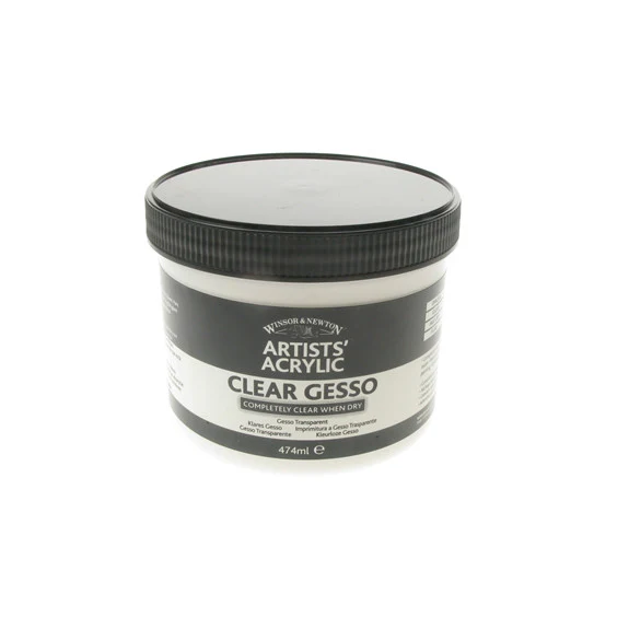 W&N Clear Gesso 450ml Acyrlic Medium