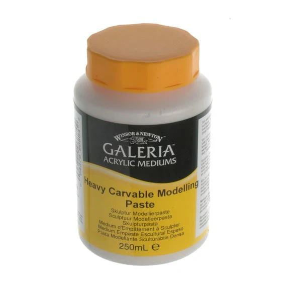 W&N Galeria Heavy Carvable Modelling Paste Acrylic Medium - Image 2