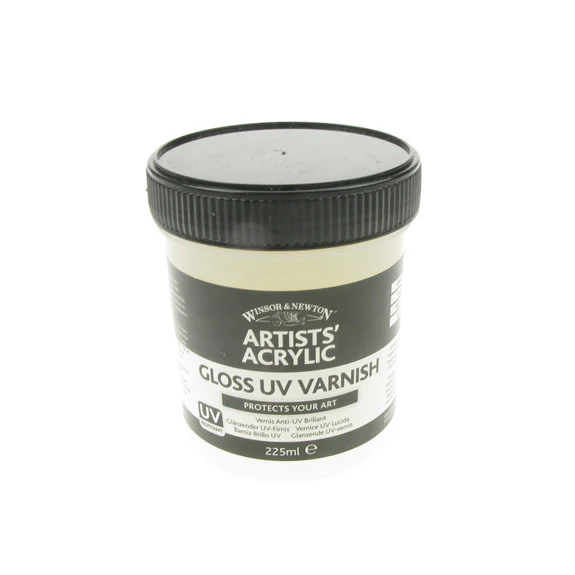 W&N Gloss UV Varnish 225ml Pro Acrylic Medium
