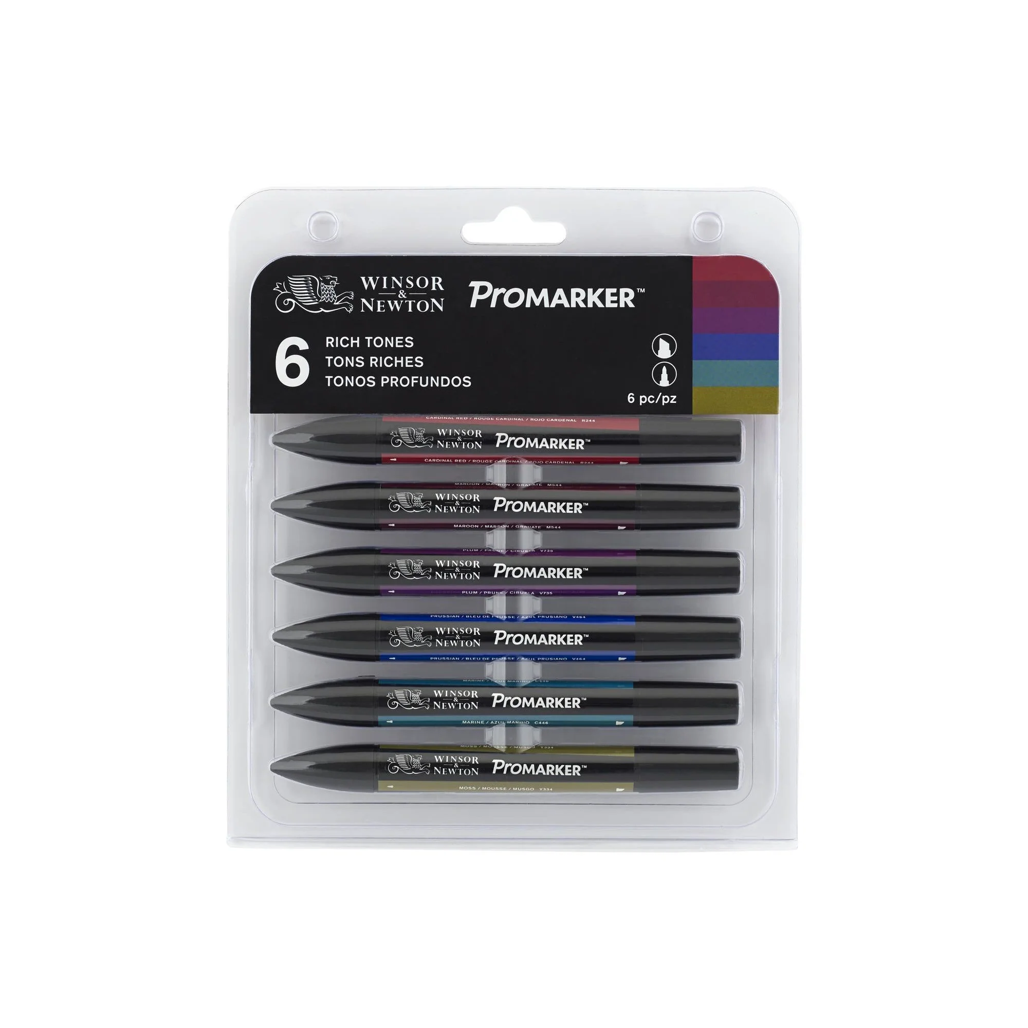 W&N Promarker 6pc Rich Tones