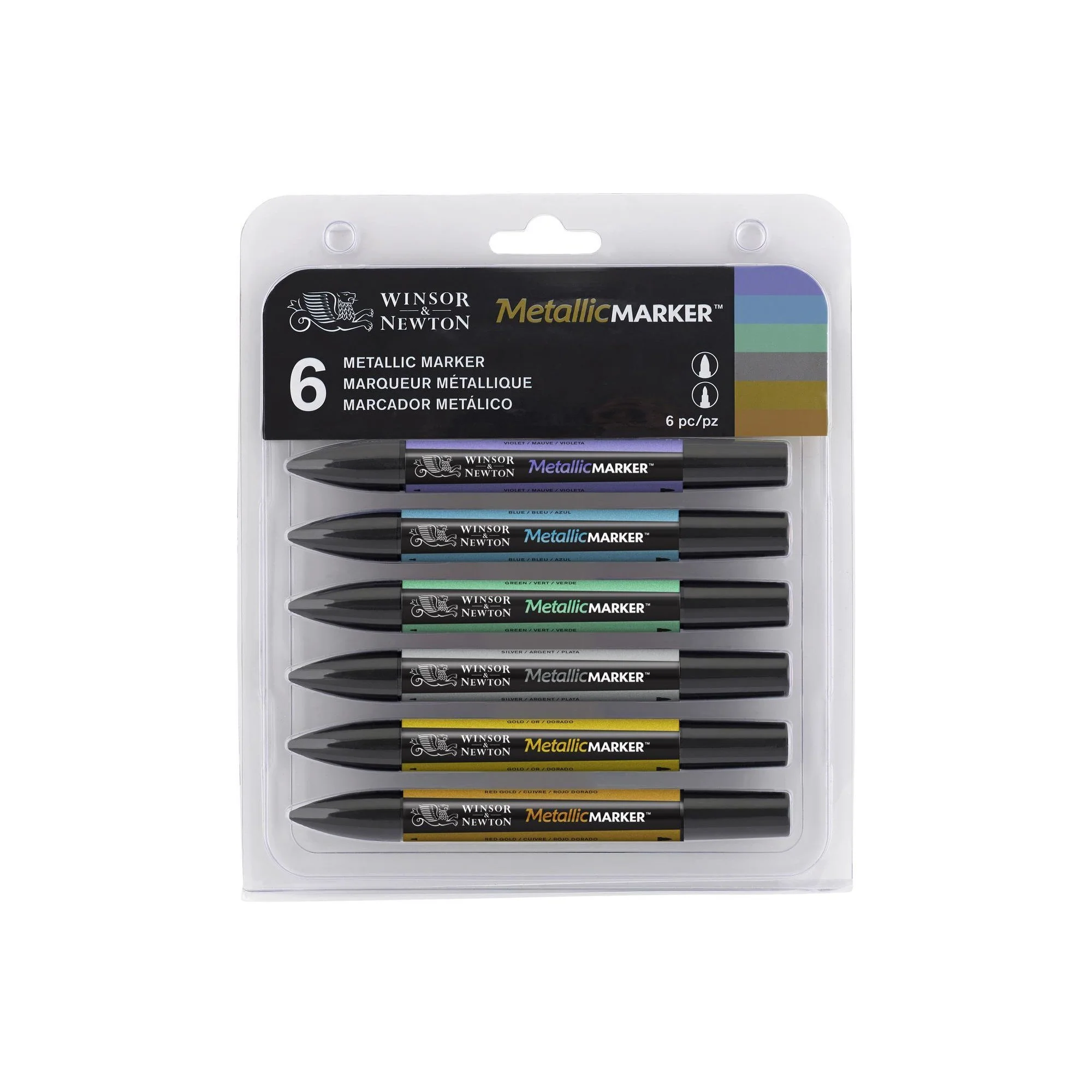 W&N Promarker 6pc Metallicmarker Set 1