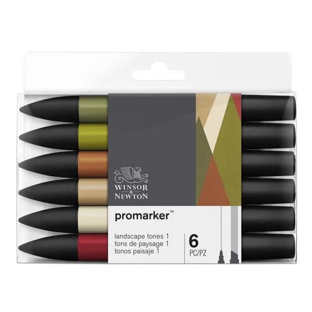 W&N Promarker 6pc Landscape Set 1