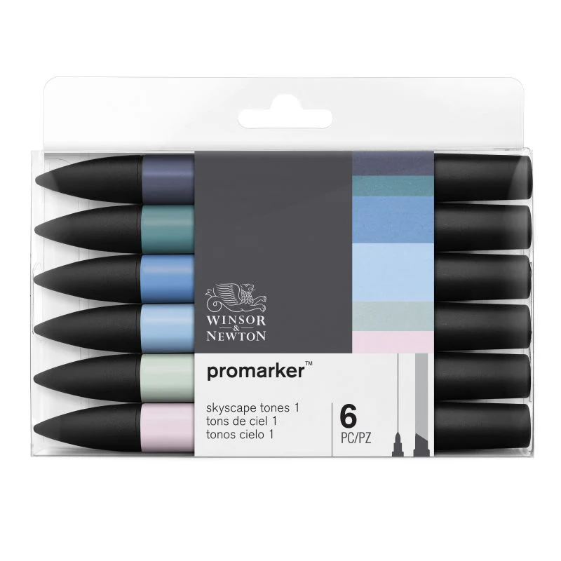 W&N Promarker 6pc Skyscape Set 1