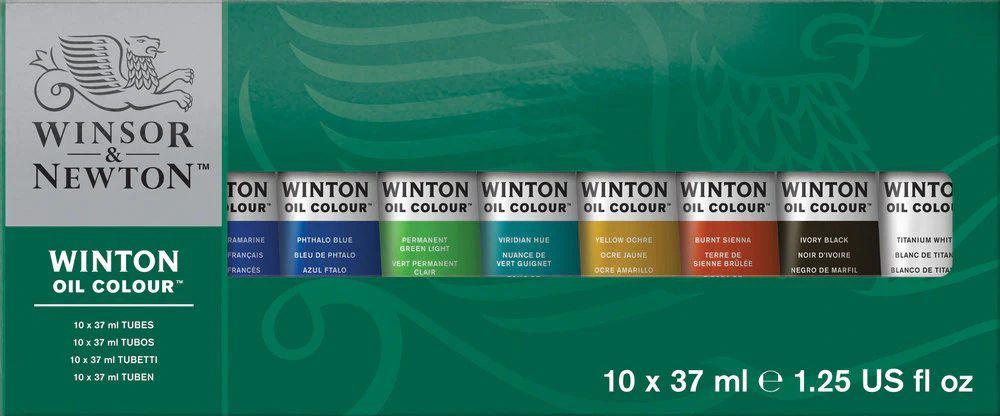 W&N Winton Oil Colour Starter Set 10 x 37ml