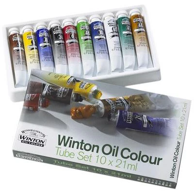 W&N Winton Oil Colour Basic Set 10 x 21ml