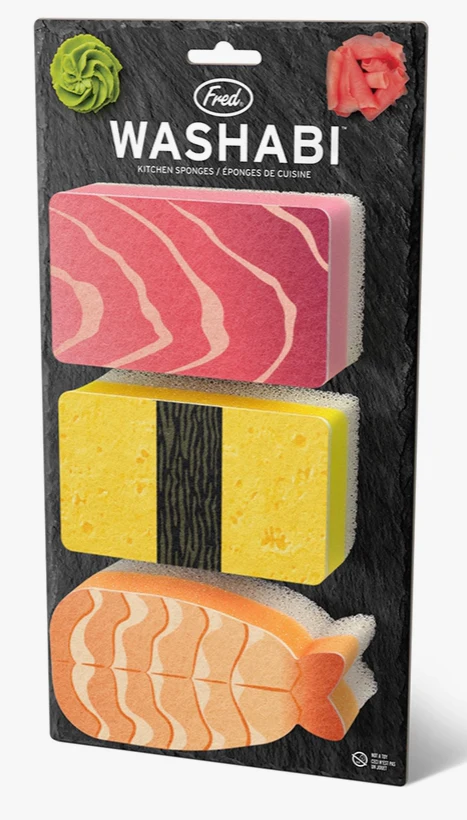 Washabi Sponges x 3