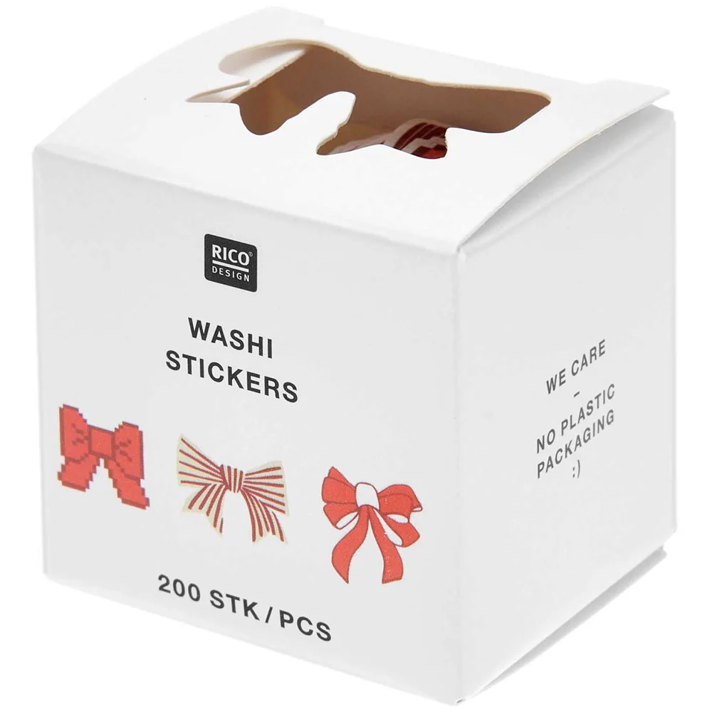 Paper Poetry Bow Washi Stickers