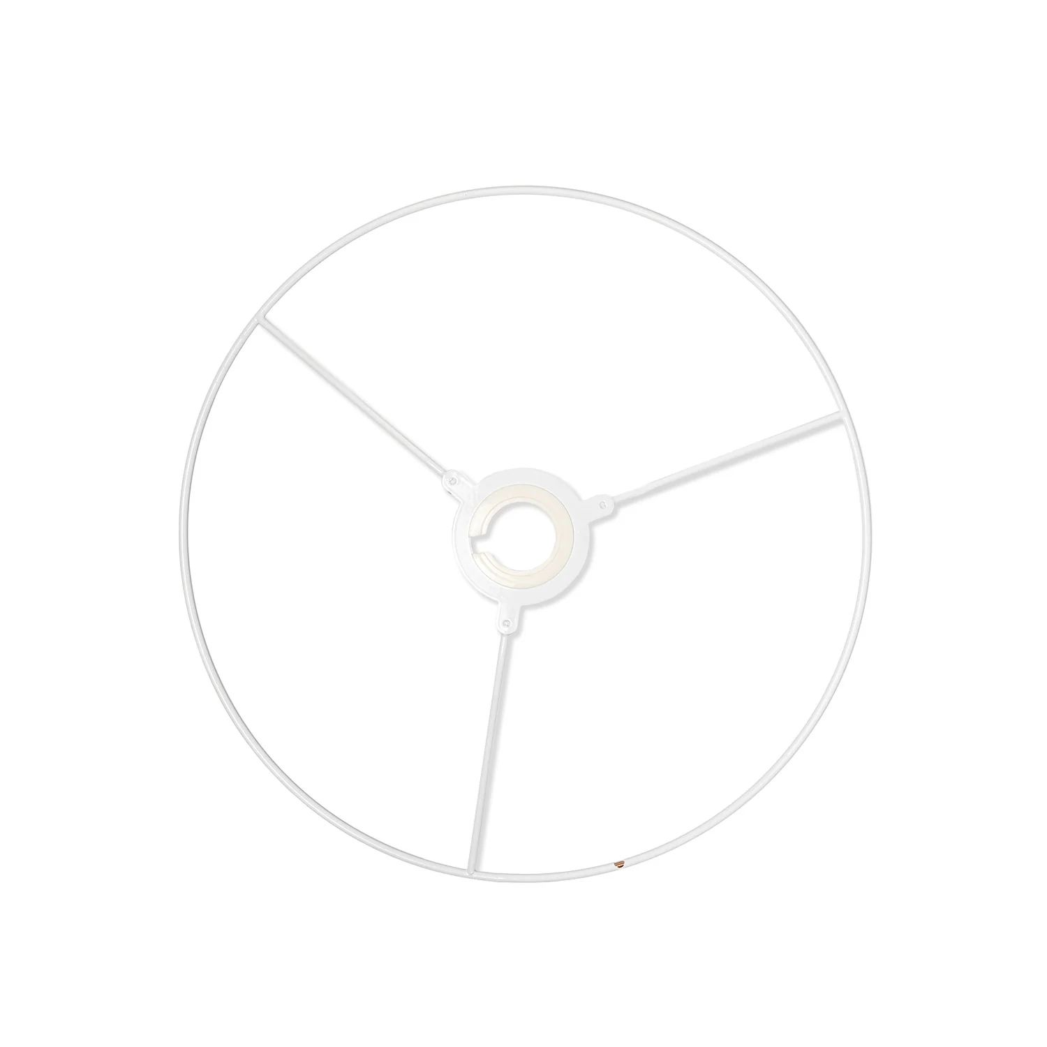 Utility Ring White Coated Lampshade Frame - Image 11