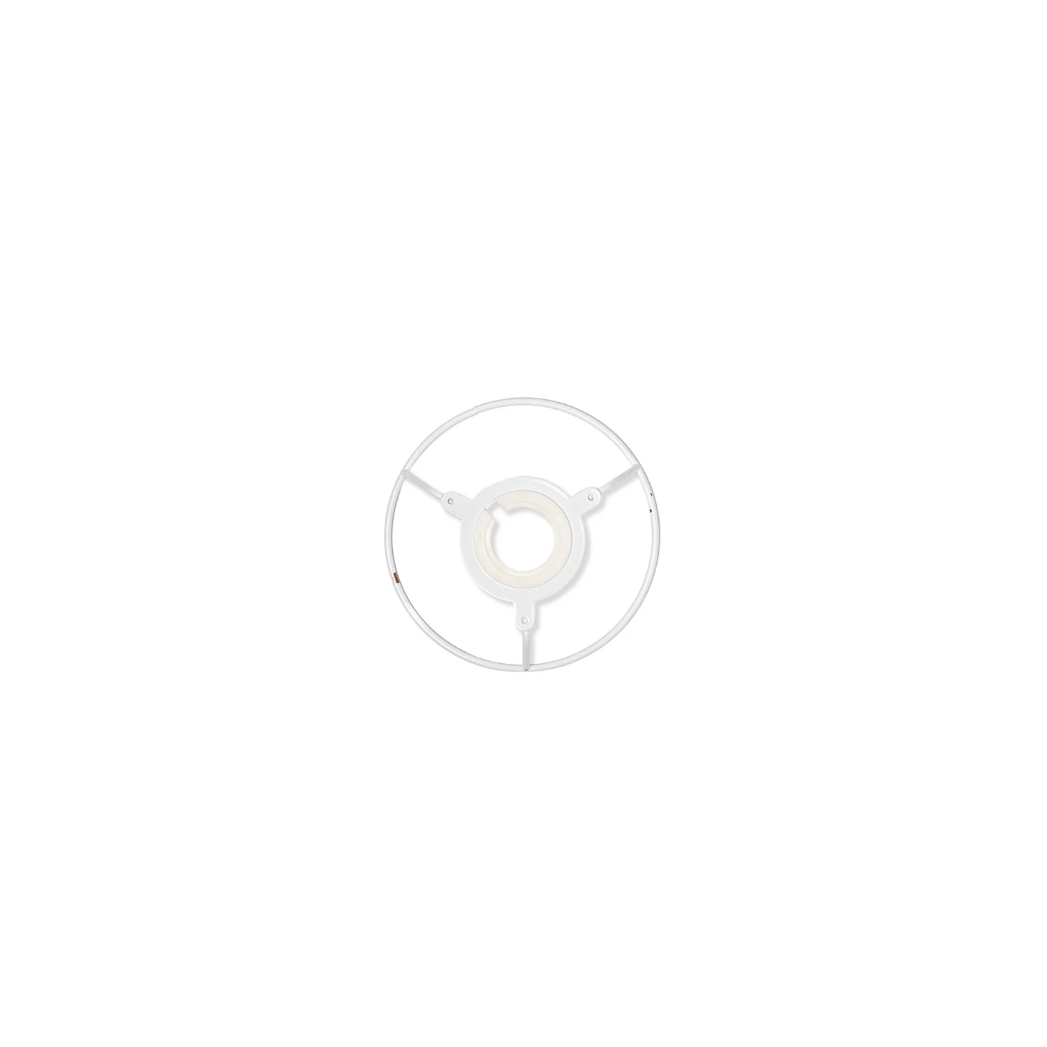Utility Ring White Coated Lampshade Frame - Image 4