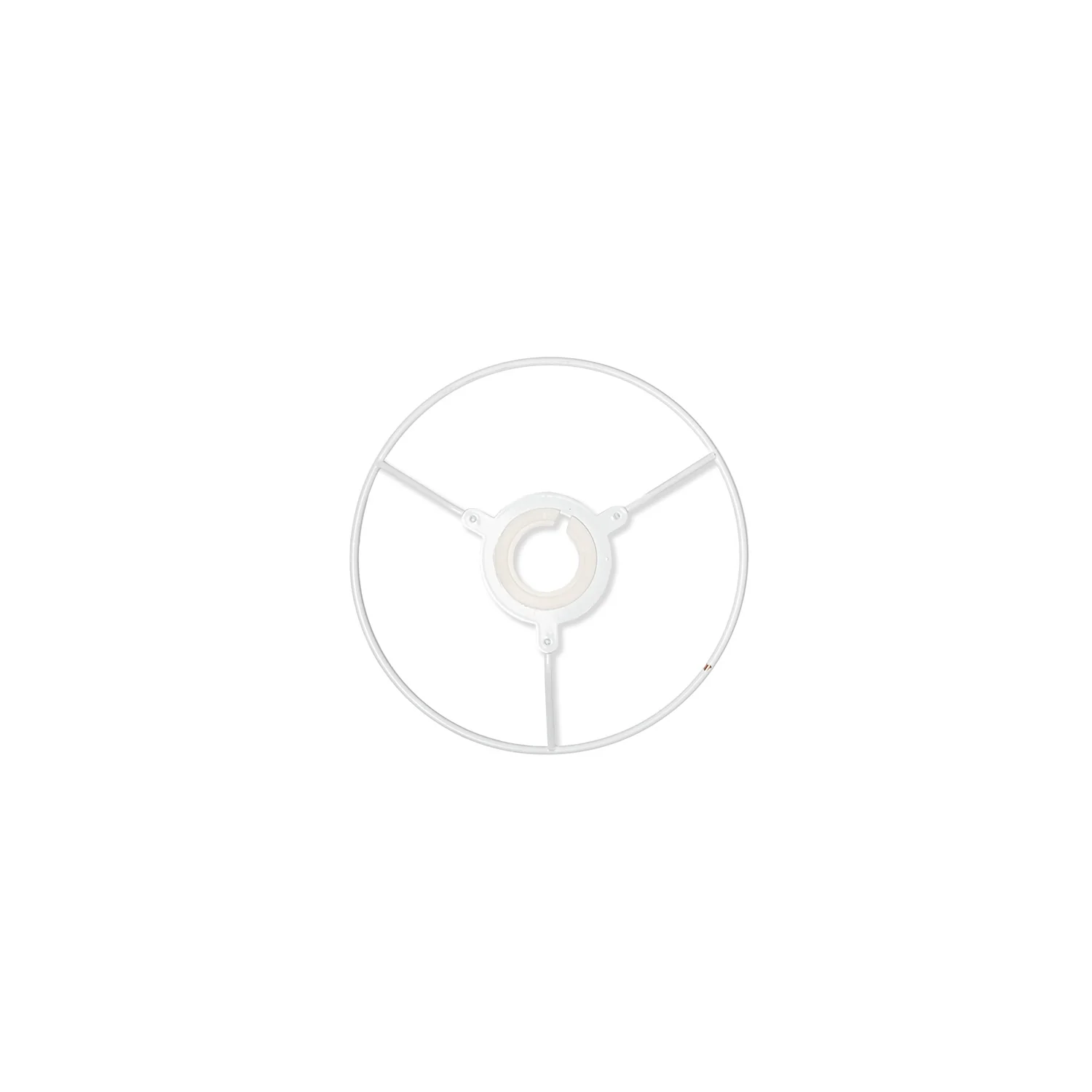 Utility Ring White Coated Lampshade Frame - Image 6