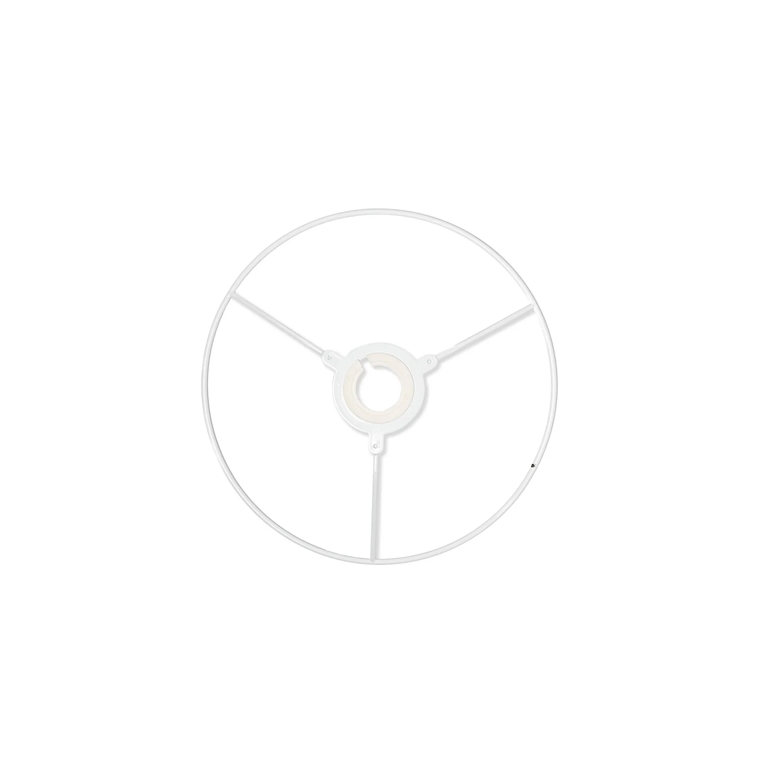 Utility Ring White Coated Lampshade Frame - Image 8