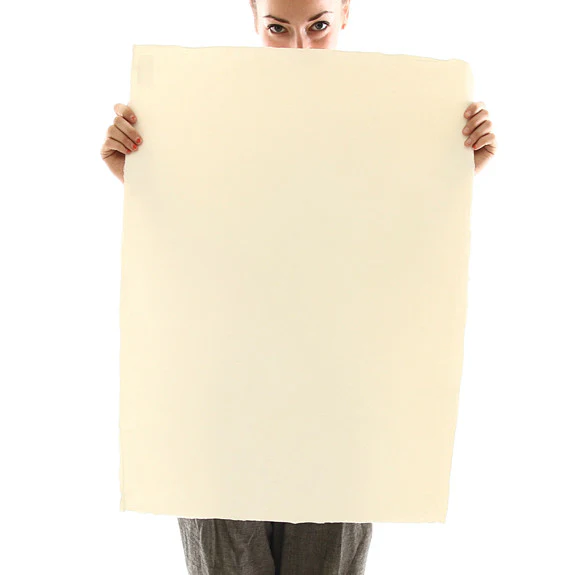 White Rag Paper 210 gsm - 56 x 76cm - Smooth - Image 2